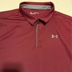 Under Armour Maroon Polo Shirt